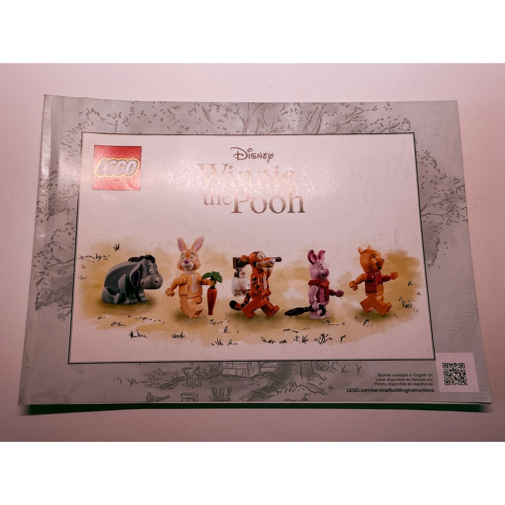 LEGO Ideas Disney Winnie the Pooh 21326 Instruction Manual Booklet Only